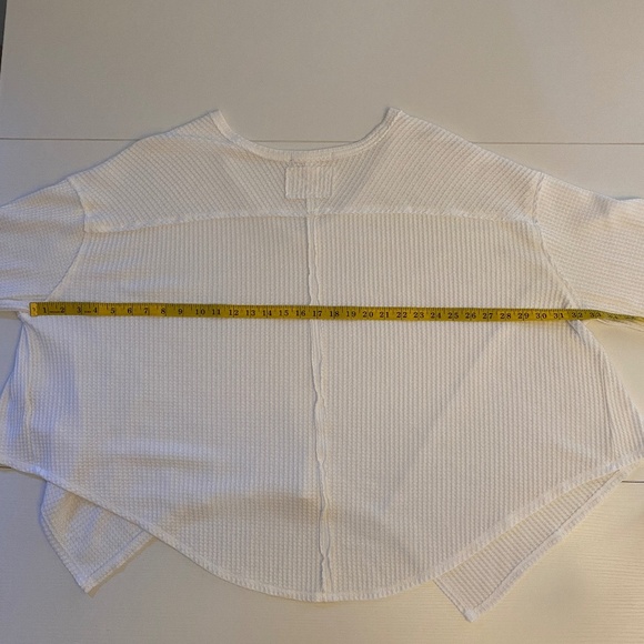 We The Free Coraline Oversized Thermal Top White Size Medium - Picture 12 of 14